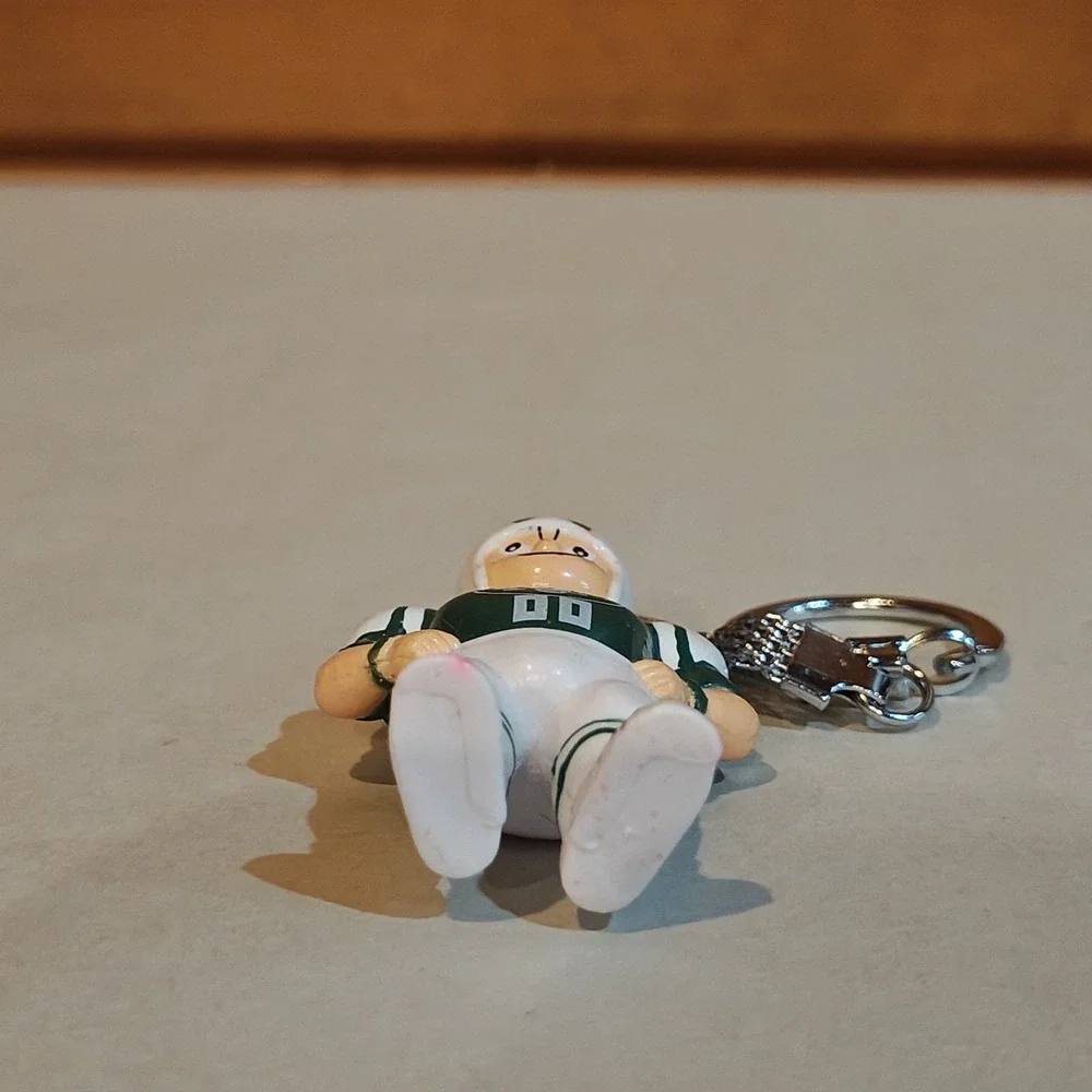 NFL New York Jets Lil Sports Brat Keychain, NEW PLAYER Vintage 80s 1987 Football